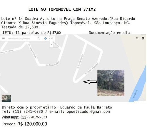 Terreno À Venda Na Praça Renato Azeredo, Monte Verde, São Lourenço - Mg - Liv-6688