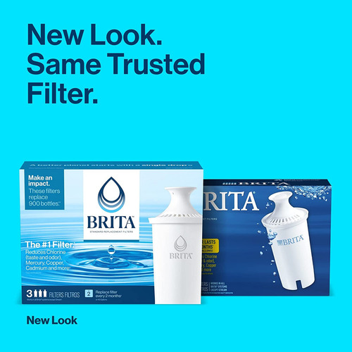 Brita Jarra Grande De Filtro De Agua De 10 Tazas Con Recorda