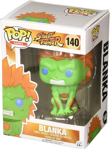 Muñeco Funko Pop Blanka Street Fighter Coleccion 140 Rdf1