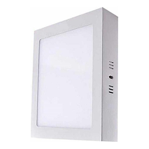 Lámpara Led Panel Cuadrado Superficial 24w 6500k Happy Plus