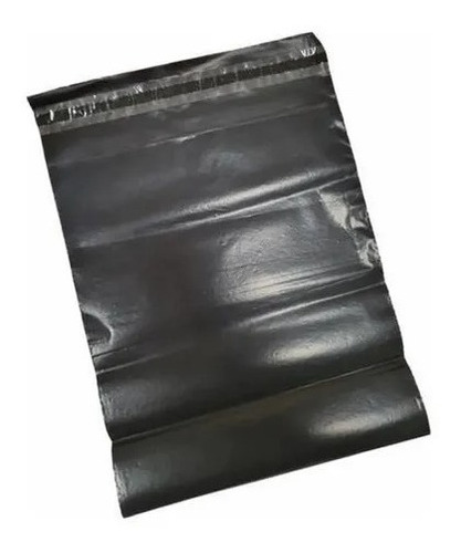 Bolsas Ecommerce Liso Negro 20x30 Con Solapa Y Adhesivo X 50