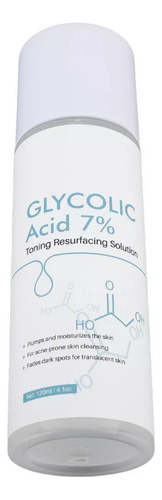 Tónico De Ácido Glicólico, 120 Ml, Hidrata Al 7% Y Reduce Lo