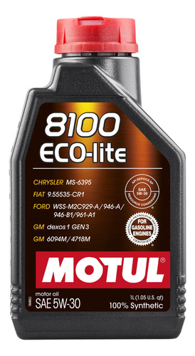 Óleo Para Motor De Carro Motul 8100 Eco-lite 5w-30 1l