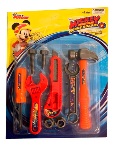 Mickey Aventuras Set Herramientas 9 Piezas Pronobel - Disney