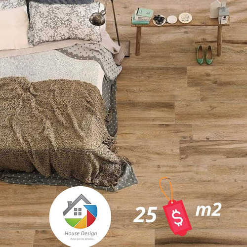 Porcelanato Tipo Madera Español Castel 23*3*1.20 Oferta