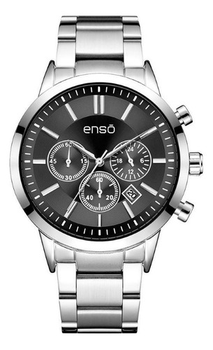 Reloj Enso Caballero Color Plateado Ew1003g2 - S023