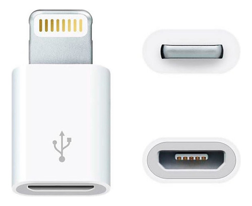 Adaptador Otg Micro Usb A Lightning Compatible Con iPhone