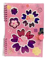 Comprar Diario Intimo Personal Con Llave Agenda Cuaderno Mariposas
