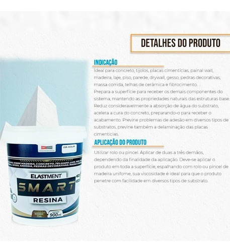 Smart Resina 5em1 Impermeabilizante Elastment Multiuso 250ml
