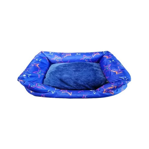 Cama Mascotas Impermeable Diseño Estrellas De Colores Grande