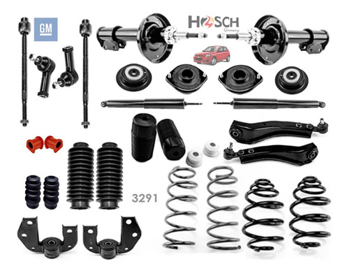 Kit 4 Amortiguadores, Resortes, Horquillas Bieletas Gm Chevy