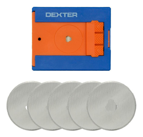 Jogo De 5 Lâminas Para Estilete Rotativo 45mm Dexter