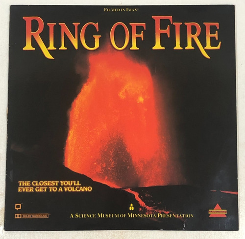Imagen 1 de 2 de Ring Of Fire - Laser Disc - Documental Volcanes - Ingles 