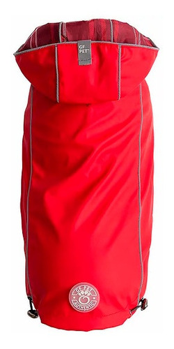 Impermeable Para Perro Reversible Rojo Gfpet - Xs