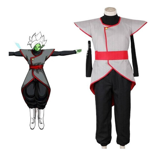 Traje De Cosplay De Dragon Ball Super Black Goku Fighting