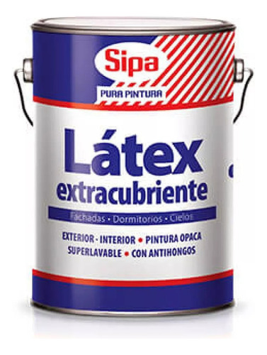 Latex Extracubriente Con Antihongos Sipa Galon Blanco
