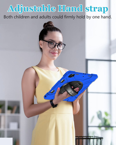 Funda Para iPad Pro 6ta Generacion Silicon Resistente Azul