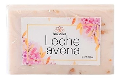Jabón Artesanal De Leche Y Avena Artesaneli