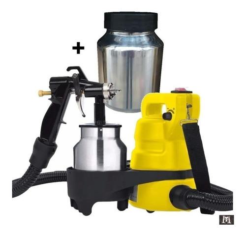 Equipo Máquina Pistola P/ Pintar Dogo 800w Es-1c 2 Recipieni