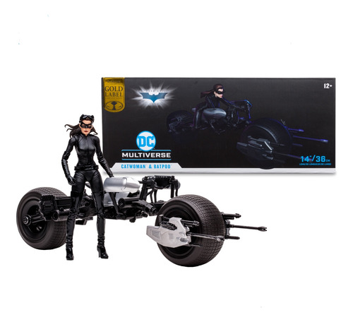 Mcfarlane Gold Label: Catwoman Y Batpod Tdk