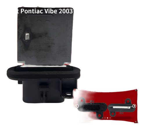 Hvac Calefacción Blower Motor Resistor De Pontiac Vibe 2003 