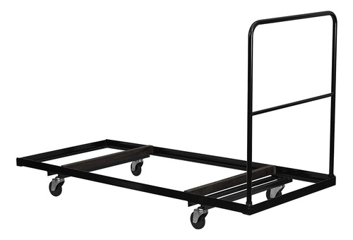 ~? Flash Furniture Black Folding Table Dolly Para 30'' W X 7