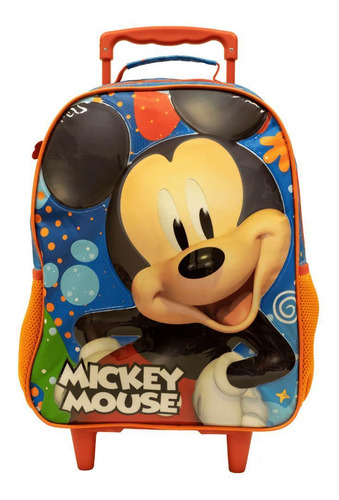 Mochila Com Rodas Escolar Infantil Disney Unissex Mickey