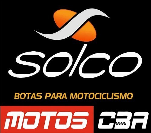 Imagen 6 de 7 de Botas Moto Solco City Black Ruta Viaje Motoscba