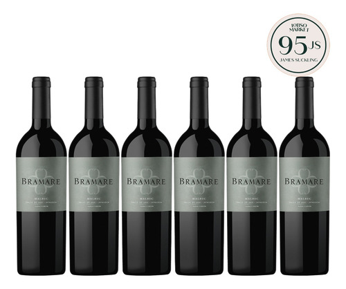 Viña Cobos Bramare Malbec Valle De Uco 750 Ml. Caja X 6 