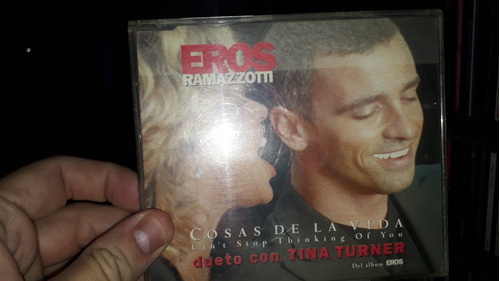 Eros Ramazzotti Y Tina Turner Cd Single Cosas De La Vida