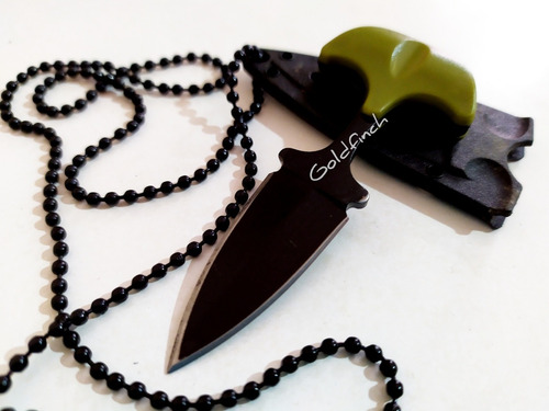 Puñal Pua Mini Save Colgante Push Dagger Supervivencia