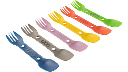 Eco Utility Spork, Paquete De 6