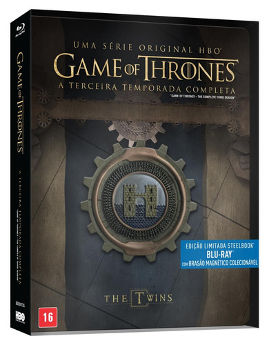 Blu-ray Game Of Thrones - 3ª Temporada - 5 Discos - Steelbo