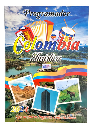Calendario Programador Vertical Colombia Turística 2024 