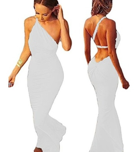 Vestido Noche Fiesta Novia Sexy Espalda Profunda Importado