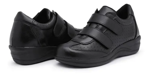 Tenis anabela couro 2025