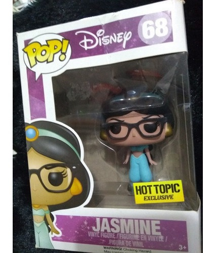 Funko Disney Jasmine 68 Hot Topic Exclusive Caixa Danificada
