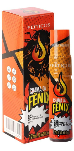 Gel Excitante Chama Da Fênix Hot Caloroso 17ml Feitiços