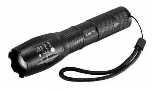 Linterna Led T6, Base Bicicleta, Pila Y Cargador