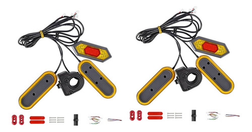 Lámparas Intermitentes Para Mi Electric Scooter M365/pro/1s/