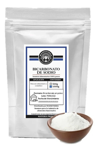Bicarbonato De Sodio 1000g /1kg