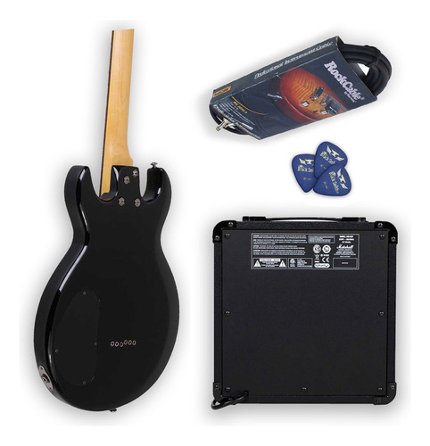 Guitarra Electrica Sgr S1 Amp Marshall Mg10 Cable Puas