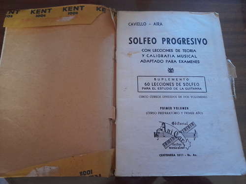 Libro Solfeo Progresivo Primer Volumen