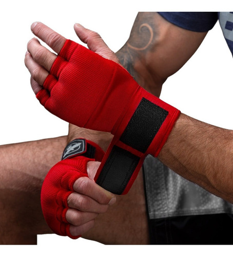 Sustituto De Vendas Hayabusa Quick Handwraps Mma Box Color Rojo Talla L