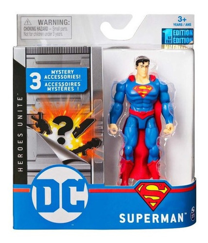 Superman Figura Articulada 10cm Original Dc 68701