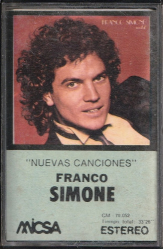 Franco Simone - Nuevas Canciones (1982) Cassette Ex