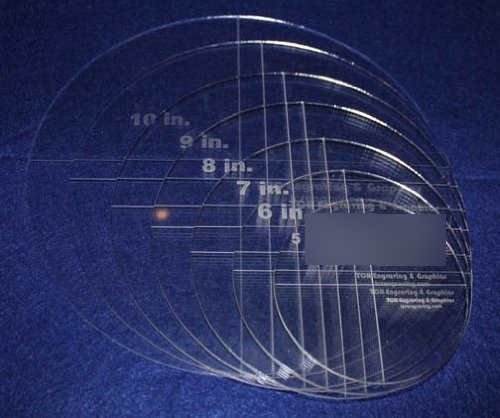 Plantilla Circulo Pieza Espesor