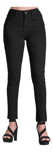 Pantalón Casual Mujer Stfashion Negro 51003817 Gabardina Str