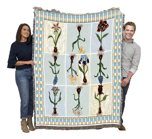 Weavers Floral Delight - Manta Grande, Suave Y Reconfor...