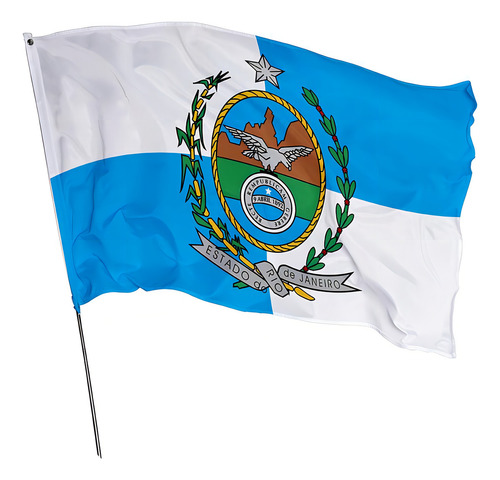 Bandera del estado de Río de Janeiro 1,45 m x 1 m